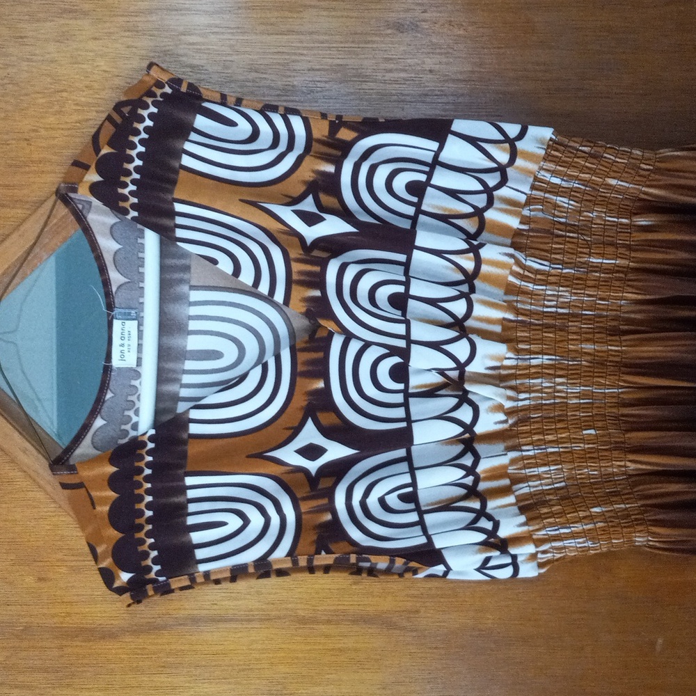 Jon & Anna orange/brown Sleeveless maxi dress - Picture 2 of 16